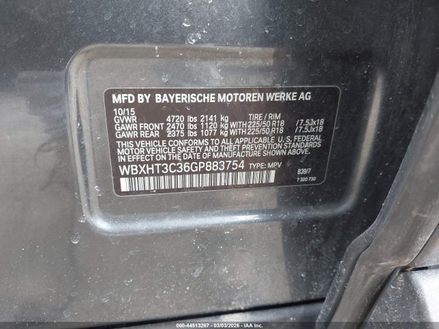 2016 BMW X1 WBXHT3C36GP883754 Photo 8