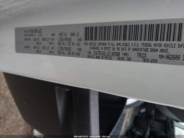 Продаж на аукціоні авто 2018 Ram Promaster 2500 High Roof 159 Wb, vin: 3C6TRVDG1JE142588, номер лоту: 44513378