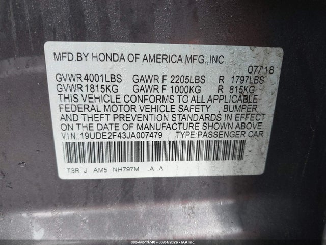 2018 ACURA ILX 19UDE2F43JA007479 Photo 8