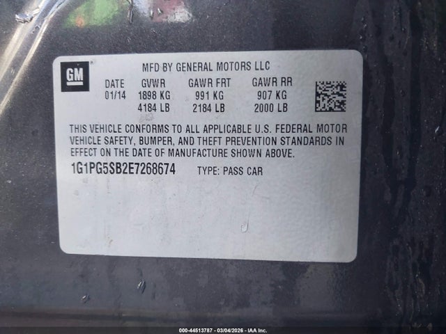 Chevrolet CRUZE LTZ 2014 1G1PG5SB2E7268674 Image 9