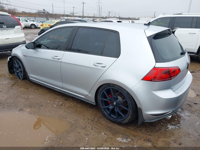 44513862 :رقم المزاد ، 3VW4T7AU1GM010883 vin ، 2016 Volkswagen Golf Gti Se 4-door مزاد بيع
