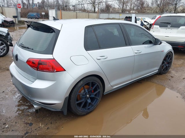 44513862 :رقم المزاد ، 3VW4T7AU1GM010883 vin ، 2016 Volkswagen Golf Gti Se 4-door مزاد بيع