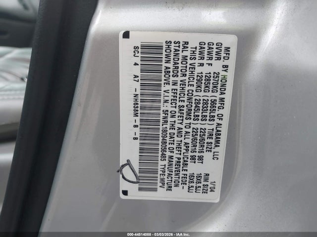 2004 HONDA ODYSSEY 5FNRL18094B056485 Photo 8