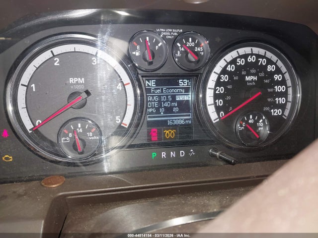 Продажа на аукционе авто 2011 Ram Ram 2500 Laramie, vin: 3D7UT2CL2BG579037, номер лота: 44514154