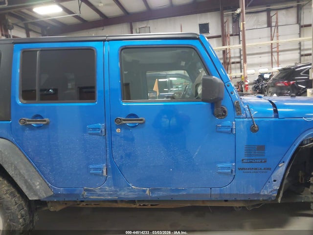 Aukcja sprzedaży 2016 Jeep Wrangler Unlimited Sport, vin: 1C4BJWDG5GL260189, numer aukcji: 44514233