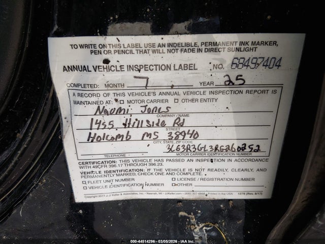 44514296 :رقم المزاد ، 3C63R3GL3RG260252 vin ، 2024 Ram 3500 Tradesman  4x4 8' Box مزاد بيع