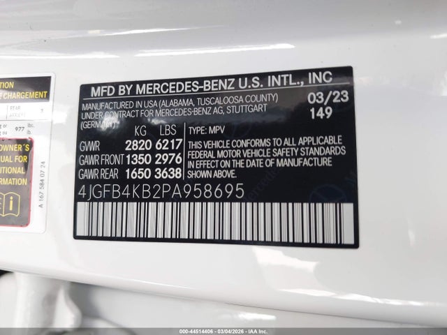 2023 MERCEDES-BENZ GLE 350 4JGFB4KB2PA958695 Photo 8