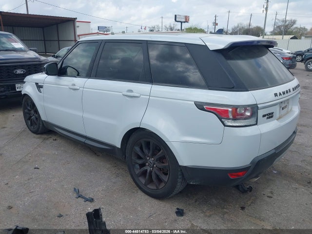 Aukcja sprzedaży 2015 Land Rover Range Rover Sport 3.0l V6 Supercharged Hse, vin: SALWR2VF7FA540658, numer aukcji: 44514783