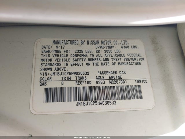 2017 NISSAN ROGUE SPORT JN1BJ1CP5HW030532 Photo 8
