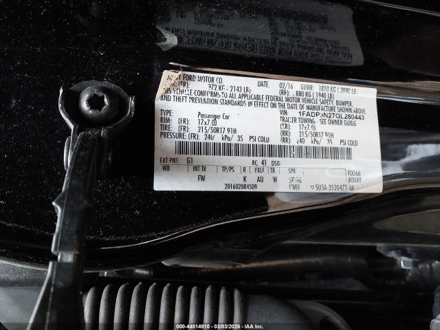 Ford Focus Titanium 2016 1FADP3N27GL280443 Image 9