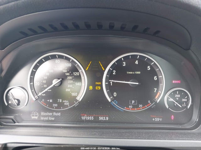 2013 Bmw 740i მანქანა იყიდება აუქციონზე, vin: WBAYA6C56DC995248, აუქციონის ნომერი: 44515138