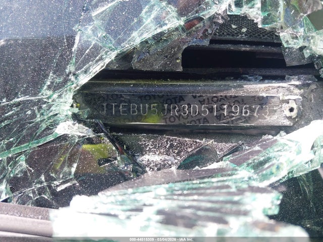 2013 Toyota 4runner Trail მანქანა იყიდება აუქციონზე, vin: JTEBU5JR3D5119673, აუქციონის ნომერი: 44515309