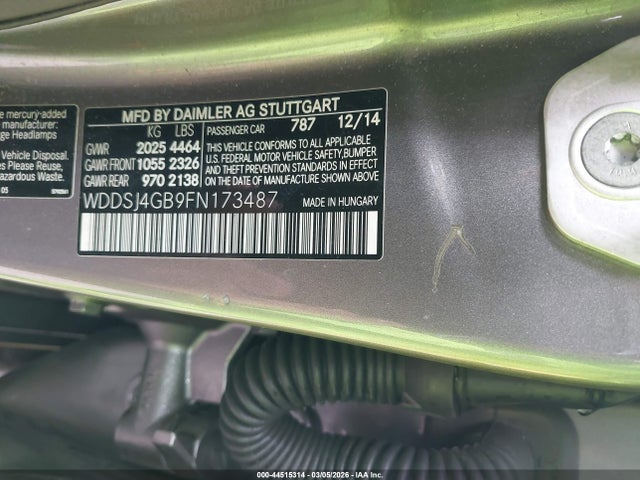 2015 MERCEDES-BENZ CLA 250 WDDSJ4GB9FN173487 Photo 8