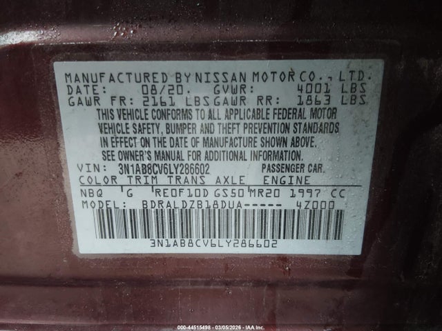Nissan Sentra Sv Xtronic Cvt 2020 3N1AB8CV6LY286602 Image 9