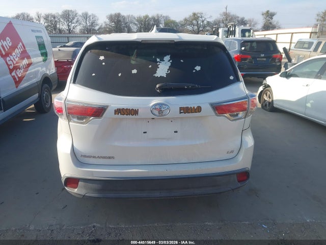 Продажа на аукционе авто 2015 Toyota Highlander Le Plus V6, vin: 5TDZKRFH0FS110586, номер лота: 44515649