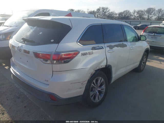 Продажа на аукционе авто 2015 Toyota Highlander Le Plus V6, vin: 5TDZKRFH0FS110586, номер лота: 44515649