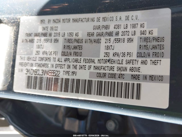 Mazda Cx-30 Carbon Edition 2022 3MVDMBCL3NM456522 Image 9