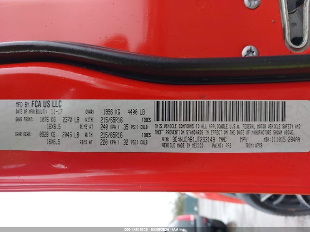 2018 JEEP COMPASS 3C4NJCAB1JT233149 Photo 8