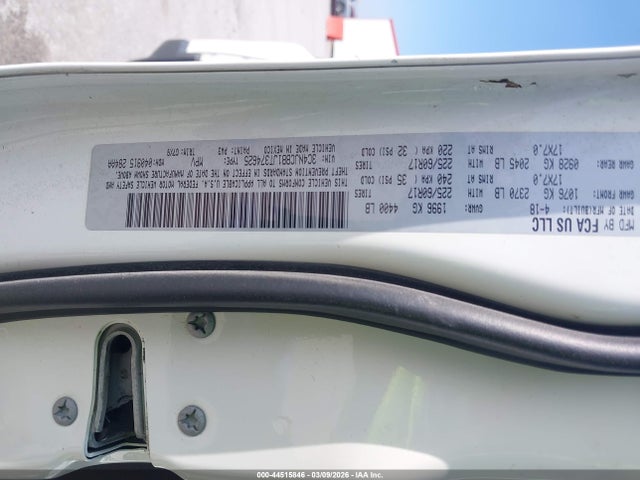 2018 JEEP COMPASS 3C4NJCBB1JT374625 Photo 8