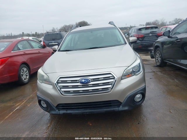 2015 Subaru Outback 2.5i Premium მანქანა იყიდება აუქციონზე, vin: 4S4BSBCC4F3219115, აუქციონის ნომერი: 44515849