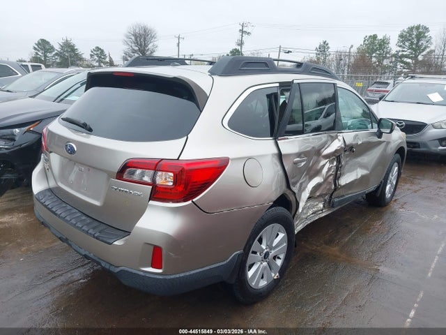 2015 Subaru Outback 2.5i Premium მანქანა იყიდება აუქციონზე, vin: 4S4BSBCC4F3219115, აუქციონის ნომერი: 44515849