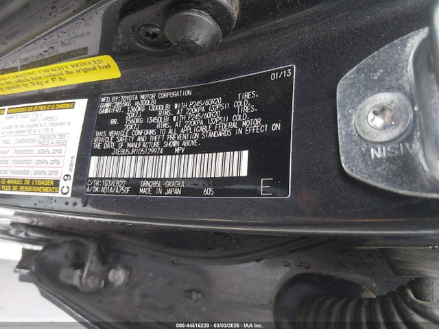 2013 TOYOTA 4RUNNER JTEBU5JR1D5129974 Photo 8