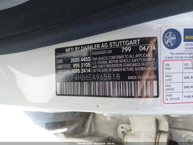 Продажа на аукционе авто 2014 Mercedes-benz C 250 Luxury, vin: WDDGF4HB6EA965818, номер лота: 44516385