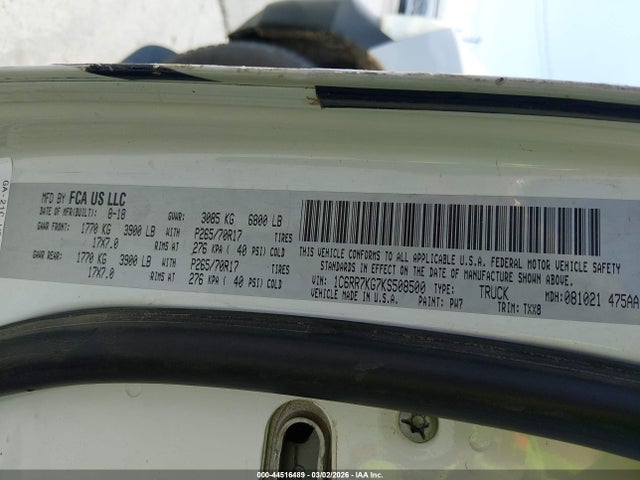 RAM 1500 Classic 2019 1C6RR7KG7KS508500 Image 9