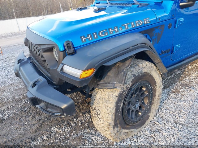 44516529 :رقم المزاد ، 1C4HJXDGXNW244260 vin ، 2022 Jeep Wrangler Unlimited High Tide 4x4 مزاد بيع