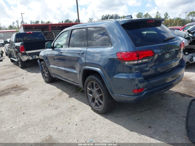 44516739 :رقم المزاد ، 1C4RJEBG6MC802794 vin ، 2021 Jeep Grand Cherokee 80th Anniversary 4x2 مزاد بيع