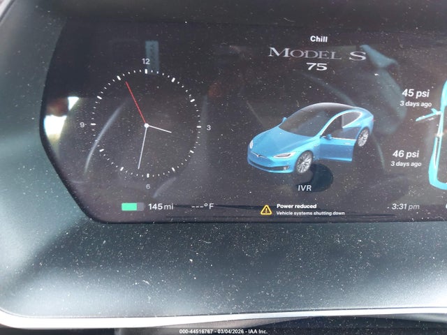 2017 Tesla Model S 60/75 მანქანა იყიდება აუქციონზე, vin: 5YJSA1E15HF203766, აუქციონის ნომერი: 44516767