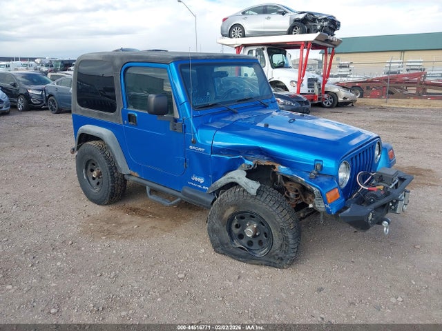 2003 JEEP WRANGLER 1J4FA49S03P309296
