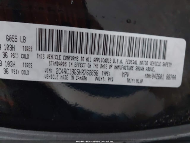 2017 CHRYSLER PACIFICA 2C4RC1BG5HR762658 Photo 8