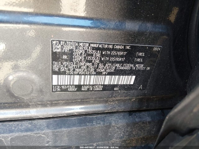 Toyota RAV4 LE 2024 2T3G1RFV6RC481384 Image 9