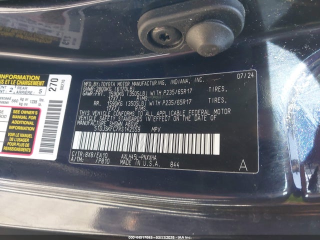 2024 TOYOTA SIENNA 5TDJSKFC7RS142559 Photo 8