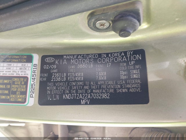 Продаж на аукціоні авто 2010 Kia Soul !, vin: KNDJT2A22A7032982, номер лоту: 44517216