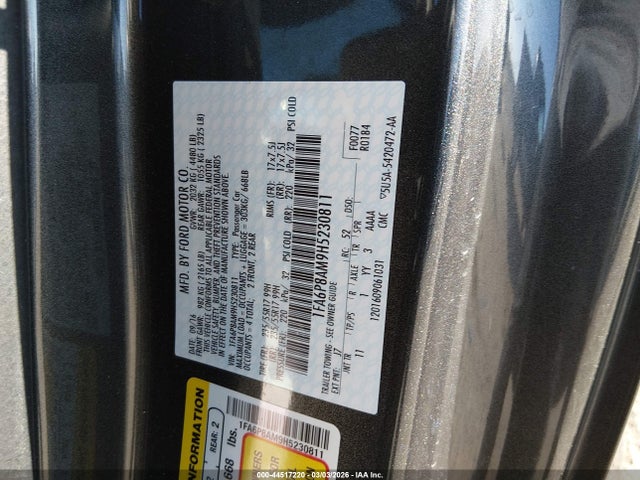1FA6P8AM9H5230811 Ford Mustang V6