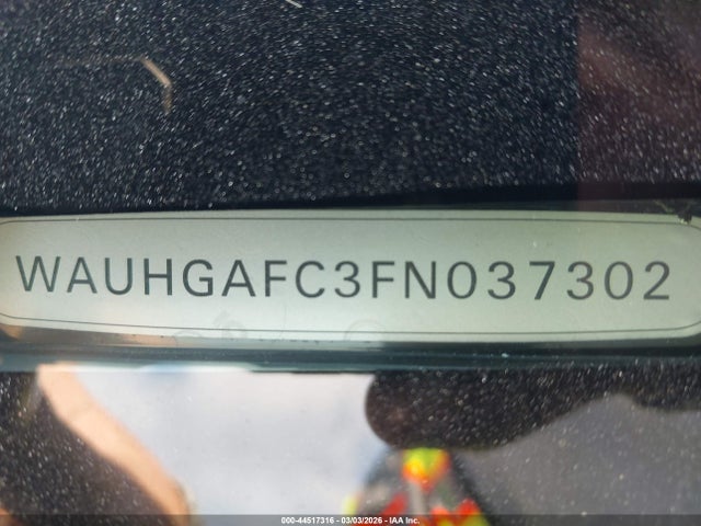 Продаж на аукціоні авто 2015 Audi A6 3.0t Premium Plus, vin: WAUHGAFC3FN037302, номер лоту: 44517316