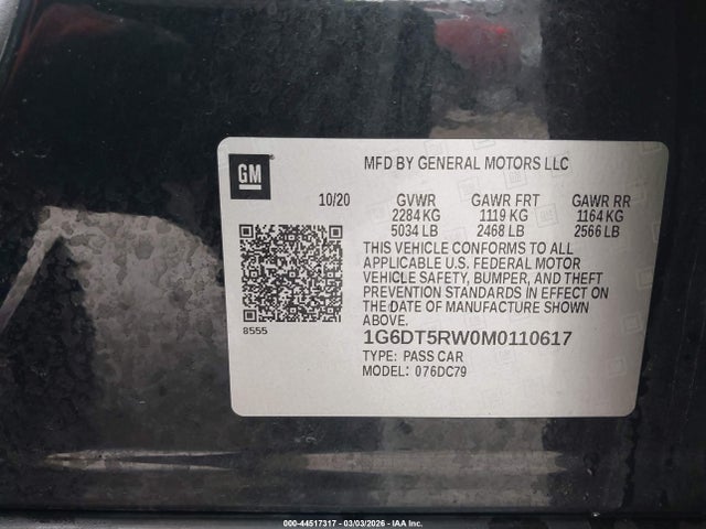 2021 CADILLAC CT5 1G6DT5RW0M0110617 Photo 8