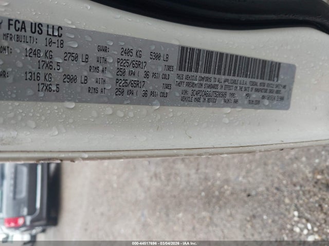 44517696 :رقم المزاد ، 3C4PDCAB8JT520309 vin ، 2018 Dodge Journey Se مزاد بيع