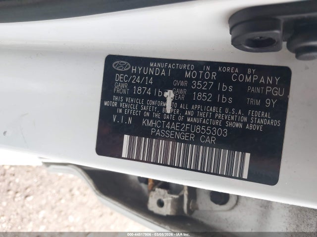 Hyundai ACCENT GLS 2015 KMHCT4AE2FU855303 Image 9
