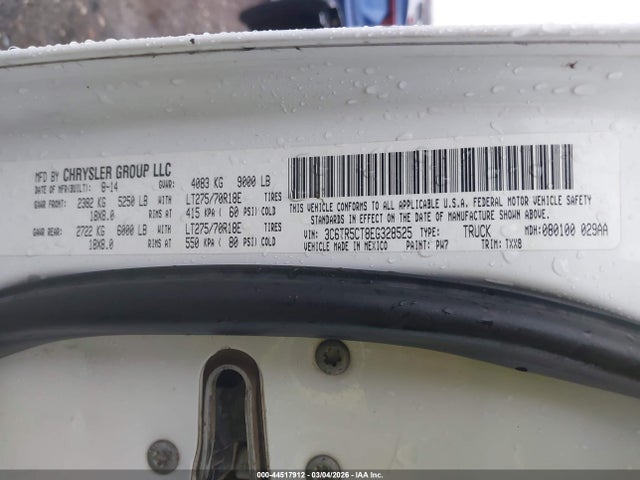 Продаж на аукціоні авто 2014 Ram 2500 Tradesman, vin: 3C6TR5CT8EG328525, номер лоту: 44517912