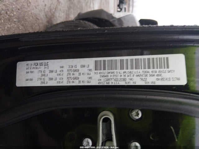 2016 Ram 1500 Express მანქანა იყიდება აუქციონზე, vin: 1C6RR7FTXGS123382, აუქციონის ნომერი: 44517986