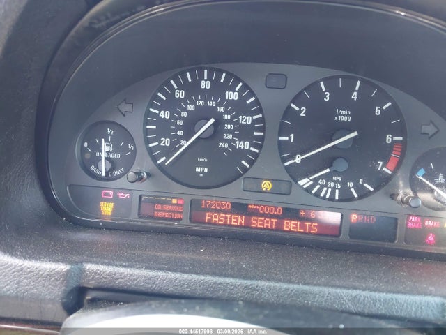 2001 Bmw X5 3.0 მანქანა იყიდება აუქციონზე, vin: WBAFA53531LP23804, აუქციონის ნომერი: 44517998