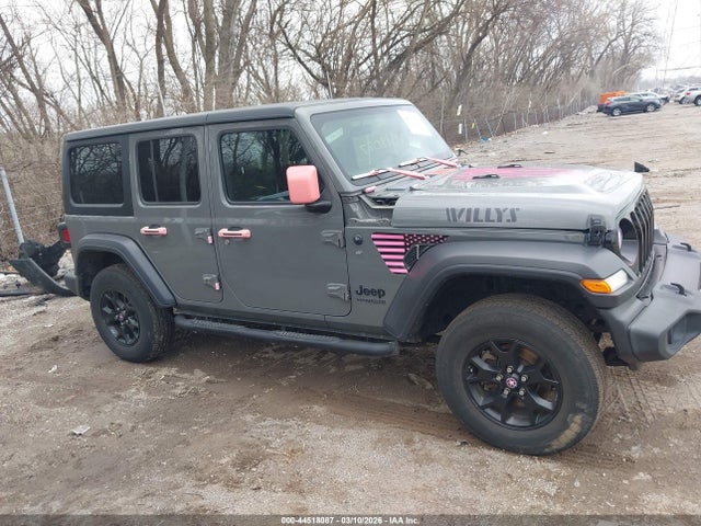 Aukcja sprzedaży 2020 Jeep Wrangler Unlimited Willys 4x4, vin: 1C4HJXDN5LW283091, numer aukcji: 44518087