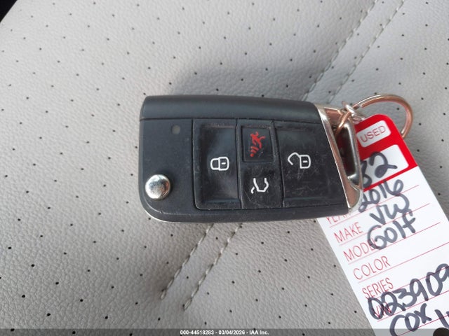 Продажа на аукционе авто 2016 Volkswagen Golf Tsi Se 4-door, vin: 3VW217AU7GM023909, номер лота: 44518283
