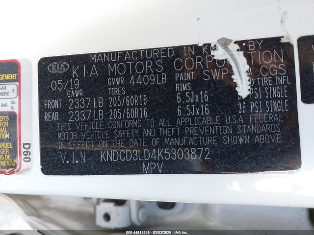 KIA Niro Plug-in Hybrid Ex 2019 KNDCD3LD4K5303872 Image 9