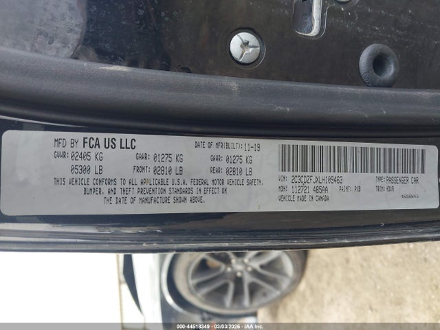 Продаж на аукціоні авто 2020 Dodge Challenger R/t Scat Pack, vin: 2C3CDZFJXLH109463, номер лоту: 44518349