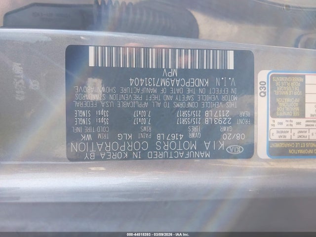 KIA Seltos Lx 2021 KNDEPCAA9M7131404 Image 9