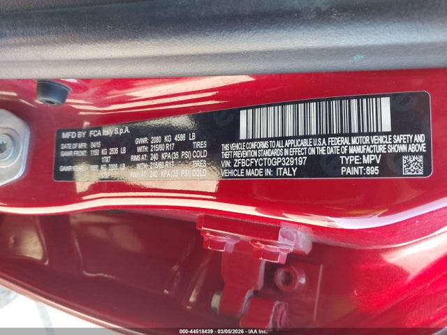 2016 FIAT 500X ZFBCFYCT0GP329197 Photo 8